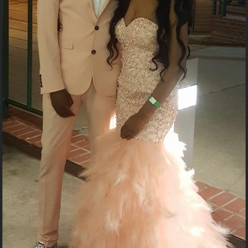 Pink ballroom gown brand new